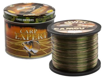 ENERGOFISH LINE CARP EXPERT Camou 0,30MM 1000M Angelnschnur, Black, 1