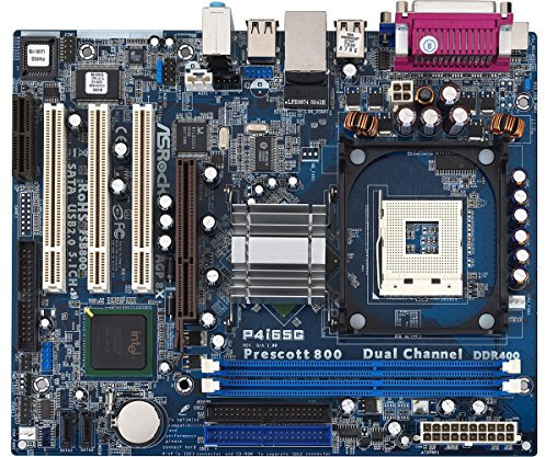 Asrock 90-LXG1R0-A0UAYZ P4I65G Scheda Madre, Blu