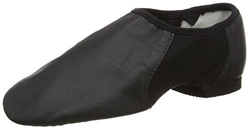 Bloch Women's Neo-Flex Slip-On Leather Jazz Shoes Neoprene Slip-On Split Sole with EVA Forefoot and Heel Pads, High Durability, Superior Fit, Flexibility, Step Dancing
