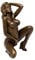 aubaho Bronzefigur nackte Dame Akt erotische Kunst Bronze Bronzeskulptur Sculpture