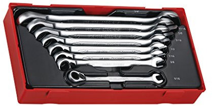 TENG TOOLS TT6508RAF Ratcheting Combination Spanner Set R AF TT1 8 Pieces
