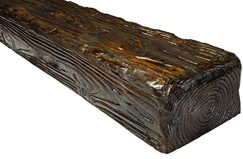 Decowood Travi Decorative 2 Metri, Poliuretano, Rustica, 190x130mm, EQ005 D Serie