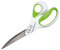 Westcott E-16445 00 Carbo Schere Titan Nitrid beschichtet Softgrip, 23,8 cm, 9 Zoll, grün/weiß