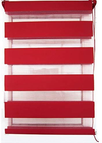 TOCADIS Store Enrouleur Jour/Nuit 4 Coloris 12 Tailles DIFFERENTES (120 X 180 CM, Rouge)