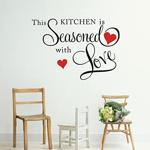 Picniva Wandtattoo This Kitchen is Seasoned with Love