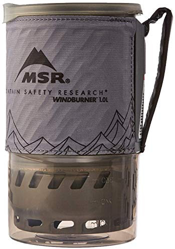 MSR WindBurner Personal Camping and Backpacking Accessory Pot, 1L