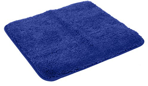 Kinzler J-10003/104 Royalblau Badematte, Mikrofaser, 50x55 cm ohne Ausschnitt