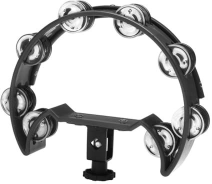 Stagg Black Half Moon Drumset Tambourine