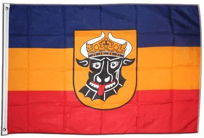 XXL Flagge Fahne Deutschland Mecklenburg alt 150 x 250 cm