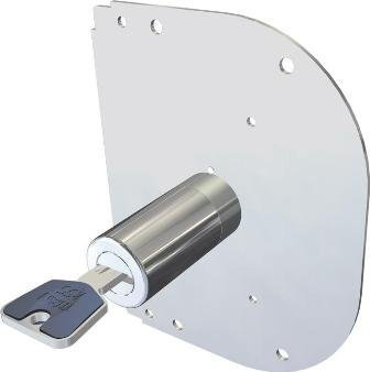 CR - Cilindro CR Serie K55 60Mm con Chiave Punzonata per Serrature CR Tipo Vecchio