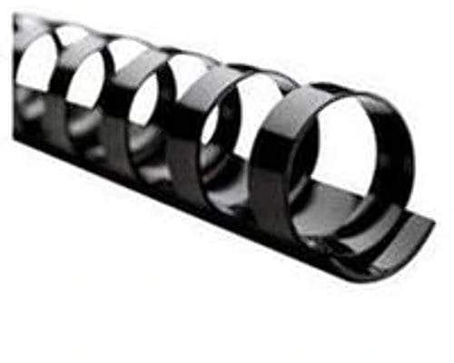 GBC Kunststoff-Binderücken 21 Ringe 95 Blatt A4 12 mm 100 Stück schwarz