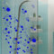88 Waterproof Floating Bubble Loose Stickers Choose from 20 Colours Bathroom Tile Window Wall Art - Vivid Blue