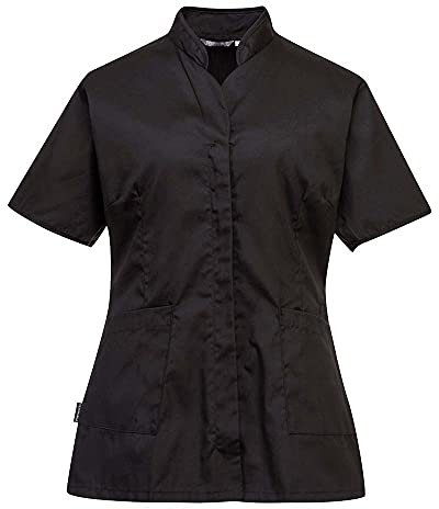 Portwest LW12 Tunique de Sécurité Premier Workwear Noir, XS