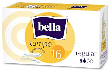 bella Tampo Tampons Regular: Regular-Tampons mit Easy-Twist-System, 5er Pack (5 x 16 Stück), perfekt für Anfängerinnen