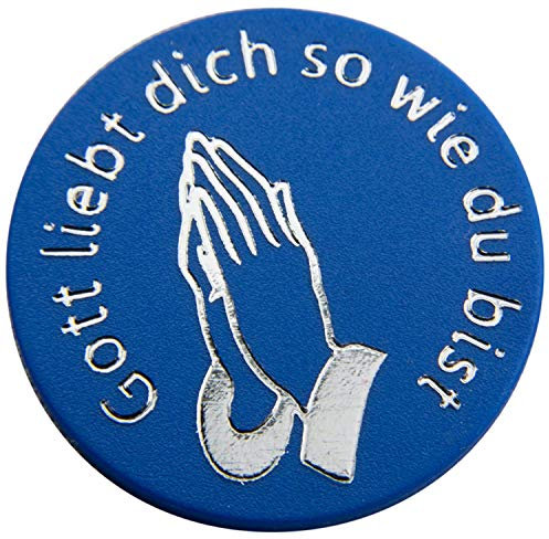 100 Einkaufswagenchips P6 Gott liebt dich Pfandmarken verschiedene Motive, auch mit eigenem Wunschtext/Bild. EKW Wertmarken