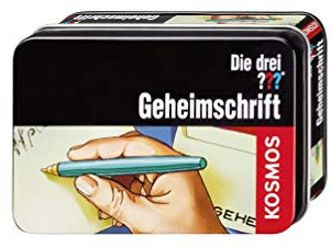 Die drei ??? Geheimschrift von KOSMOS, Detektiv-Spielzeug, Agenten-Ausrüstung für Kinder ab 8 Jahre, Die drei Fragezeichen Spielzeug, Detektiv Ausrüstung, Detektivset