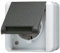 Jung 820 KIW 820KIW Schuko-Steckdose