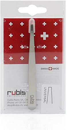 Rubis Pince à Épiler Universal Steel Pointe Fine Droite