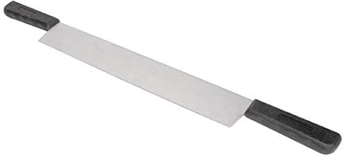 Vogue Käseschneider 38 cm / 15 inch, Edelstahl, Messer mit doppeltem Griff für große Käseblöcke, Käseplatte, Gewicht: 610 g, für die professionelle und private Küche, D440