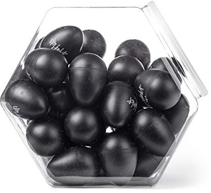 DUNLOP - 9103 BLACK SHAKER EGG - DISPLAY, Espositore da 36 Uovo-Shaker, Colore nero
