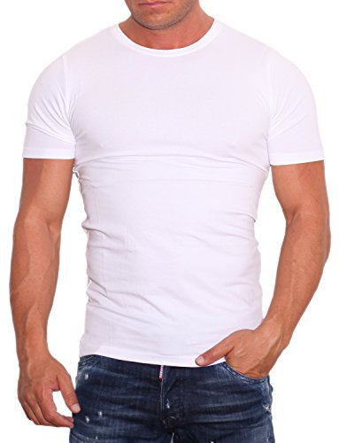 Jack and Jones Basic O-Neck Short Sleeve Men's T-Shirt Optical White X-Large
