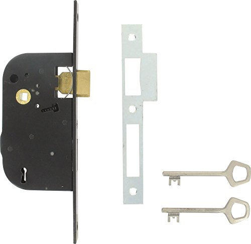 Jpm Sas SSA05062 Coffre à mortaiser 4 Gorges Clé L Noir JPM axe 50-avec gâche-000210-02-11