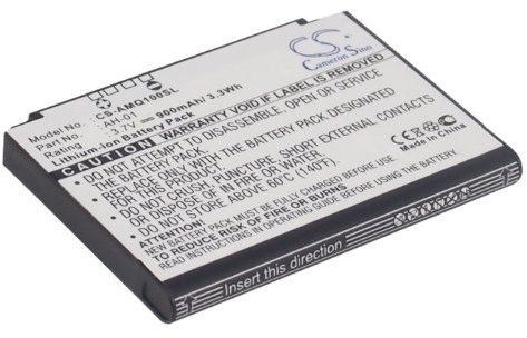 Battery for AMOI INQ-1 Li-ion 3.7V 900mAh - AH-01