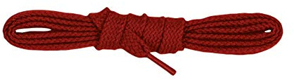 BERGAL 1 Paar Schnürsenkel Flach (120 cm, Rot)