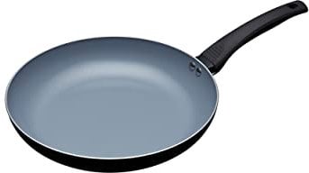 MasterClass Eco Induction Sartén con antiadherente cerámico libre de químicos, Aluminio / Hierro, Negro / Azul, 28 cm