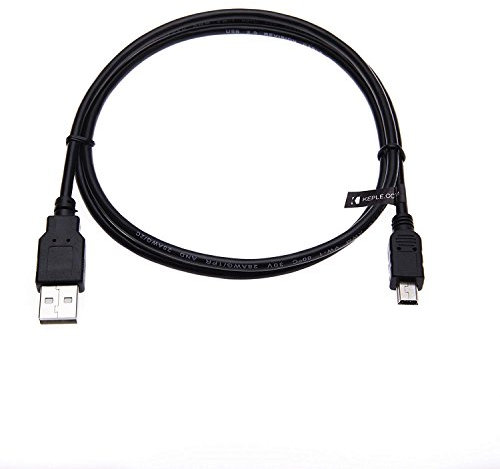 Mini USB Cargador Cable de carga Dirigir Compatible con Canon Digital IXUS 160, 162, 165, 170, 172, 185, 210, 220 HS, 230 HS, 240 HS, 255 HS, 265 HS, 275 HS, 300 HS, 310 HS, 500 HS, 510 HS (1 Metro)
