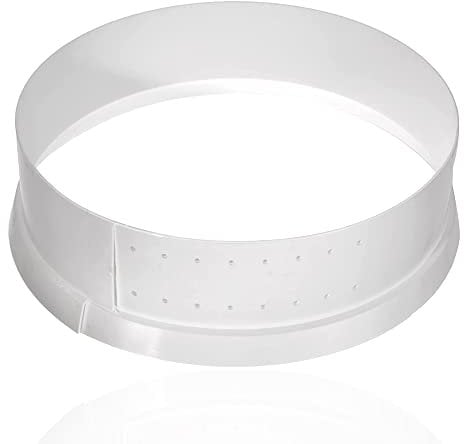 Wüllner & Kaiser Tortenring verstellbar, Backring extra hoch 8 cm, Backzubehör für Torten und Kuchenböden, Ø 22 – 26 cm