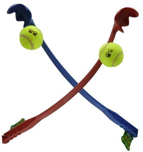 Ancol Ballwerfer mit Tennisball, Langer Griff, großer Spaß für Hunde