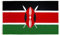 AZ FLAG - Drapeau Kenya - 90x60 cm - Drapeau Kenyan 100% Polyester Avec Oeillets Métalliques Intégrés - Pavillon 50 g