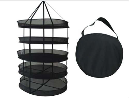 Netz für Trocknen Obst Kräuter Gewürze – ESSICATORE Drynet – Dry It 90 – 5 Regalböden Netzwerk – Durchmesser 80 cm – Network for Drying – 5 Shelves