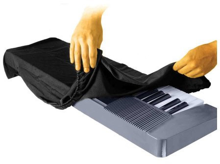 On Stage Abdeckung für Keyboards 61-76 Tasten schwarz