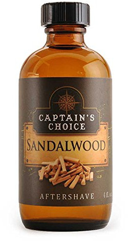 Sandalwood Aftershave 4oz after shave by Captain's Choice by Captain's Choice