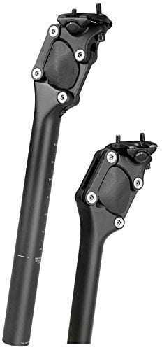 Mighty Sattelstütze Gefedert 31,6 mm - Aluminium, für Mountainbike, Schwarz