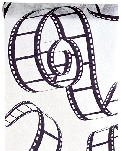 cama24com Tischläufer Movie Film Filmrolle Vlies 5m x 30cm Tischvlies Tischband Deko-Stoff Palandi®