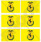 Neapel Provinz Flagge Italien, provincia Di Napoli Italienische 40 mm (40,6 cm) Mobile Handy Vinyl Mini Sticker, Aufkleber X6