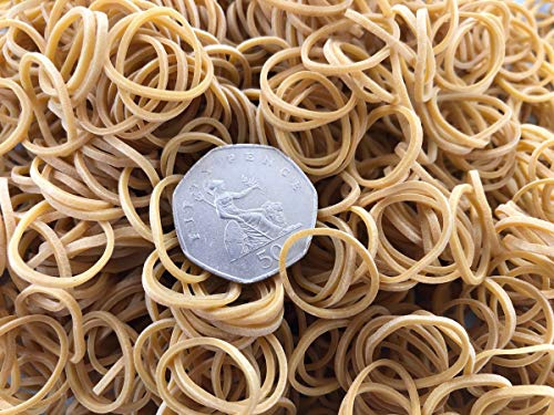 3500 x Small 1 First Steps ® Rubber Elastic Bands 25mm x 1.1mm No.8