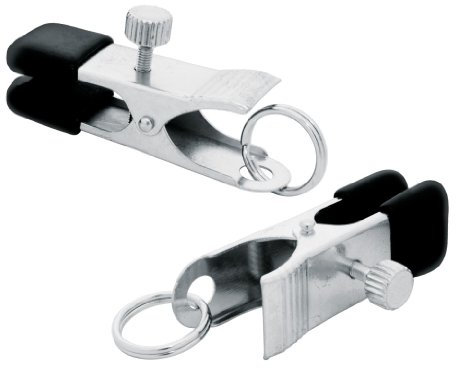 Bondage Nippelklammern ohne Kette Nippel Klammern einstellbar mit Ring für Gewichte Nippel Klammern Nippelklemmen zum behängen Brustklammern