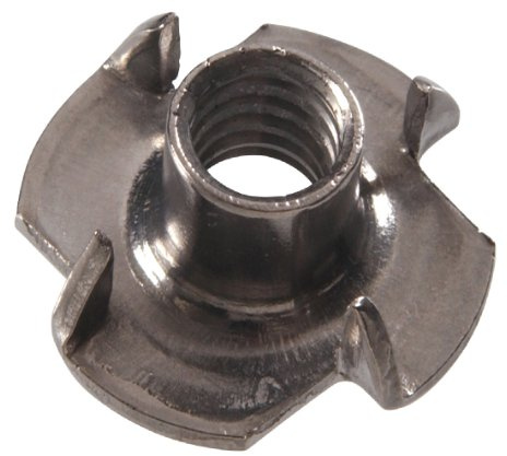 Hillman Grade 18-8 Stainless Steel Long-Prong Tee Nuts #10-32 Fine Thread
