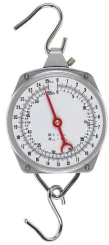 Kerbl Zeigerschnellwaage Hängewaage bis 25 kg, Unterteilung je 100 g