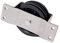 Doppelte 90 mm Seilrolle gleitlagernd mit Edelstahl-Halter - Made in Germany