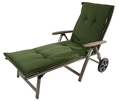 Auflagen für Liegen Rio 50318-201 in uni grün 190 x 60 cm (ohne Liege)