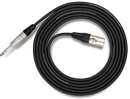 Hosa HSX-100, 100-Feet 1/4 Inch TRS Pro Cable