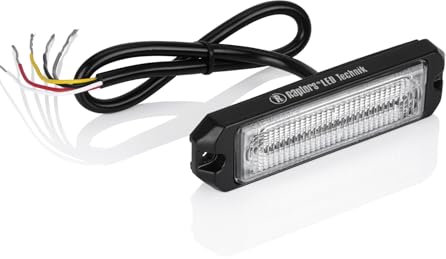 Raptors LED Technik - Frontblitzer/Heckblitzer Raptor XM4. Einsatz Warnleuchte mit ECE R65 Zulassung - Blaulicht/Blitzlicht für Einsatzfahrzeuge oder Baufahrzeuge. In blau/orange