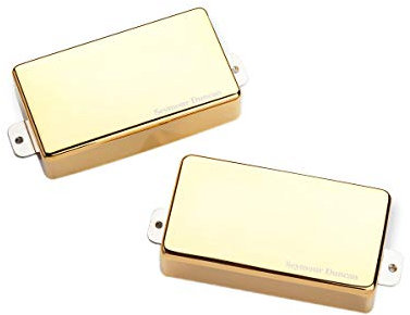 Seymour Duncan AHB-1s - Blackouts Active Humbucker Set - Gold Cover