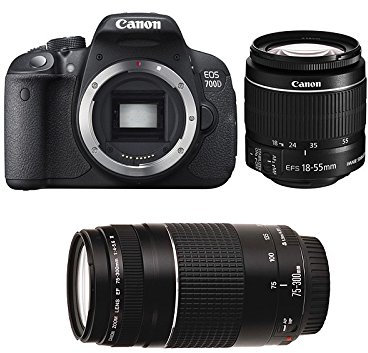 CANON EOS 700D + 18-55 IS + 75-300 III