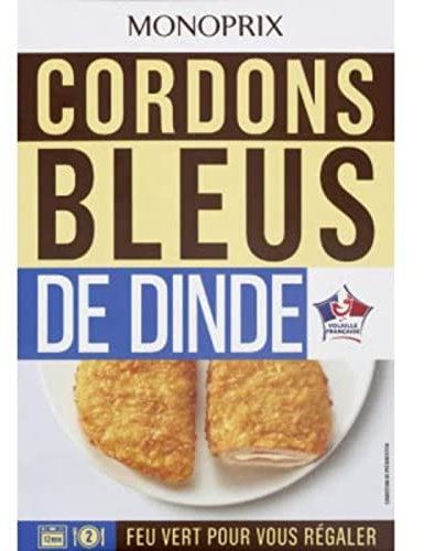 Monoprix Cordon Bleu de dinde - Le paquet de 2, 200g